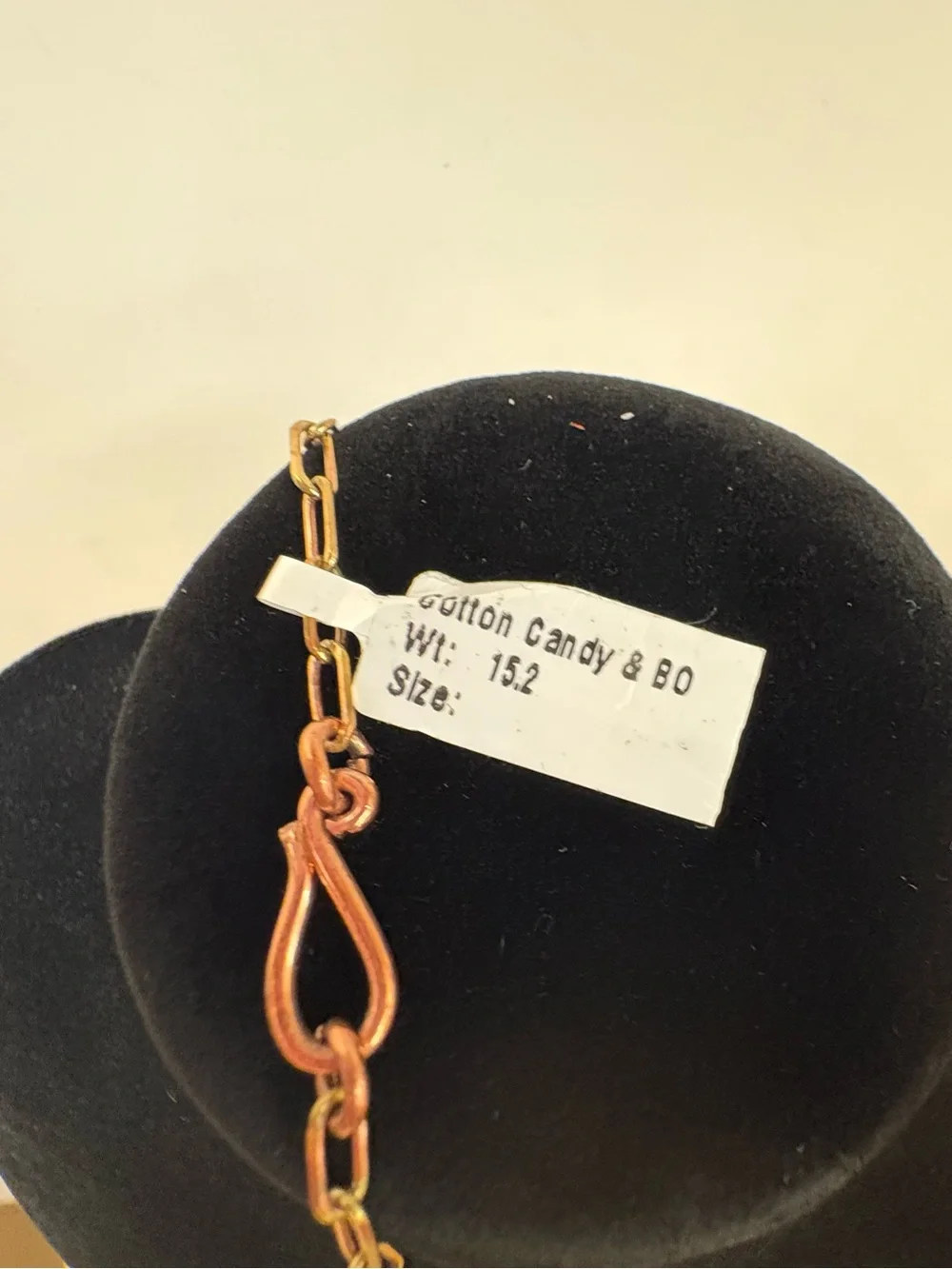 Cotton Candy and Black Onyx Naja statement necklace